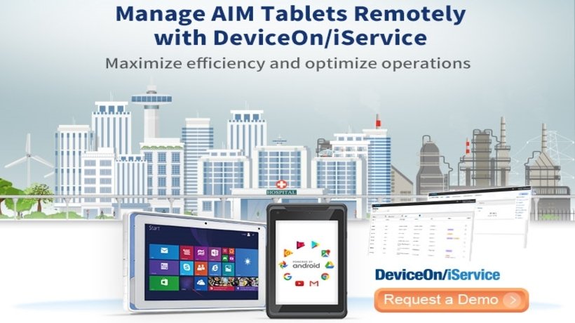 Manage AIM Tablets Remotely with DeviceOn/iService